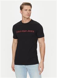 T-SHIRT J30J322552 ΜΑΥΡΟ SLIM FIT CALVIN KLEIN JEANS