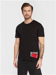 T-SHIRT J30J322673 ΜΑΥΡΟ REGULAR FIT CALVIN KLEIN JEANS από το MODIVO