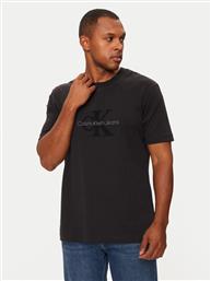 T-SHIRT J30J326158 ΜΑΥΡΟ REGULAR FIT CALVIN KLEIN JEANS από το MODIVO