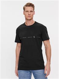 T-SHIRT LOGO REPEAT J30J324668 ΜΑΥΡΟ REGULAR FIT CALVIN KLEIN JEANS