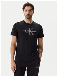 T-SHIRT LV040EM286 ΜΑΥΡΟ REGULAR FIT CALVIN KLEIN JEANS