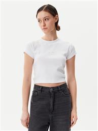 T-SHIRT LV047AB802 ΛΕΥΚΟ REGULAR FIT CALVIN KLEIN JEANS