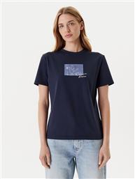 T-SHIRT LV047C855G ΣΚΟΥΡΟ ΜΠΛΕ REGULAR FIT CALVIN KLEIN JEANS