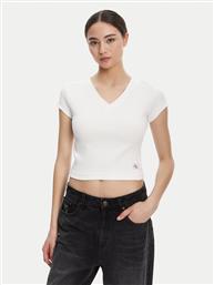 T-SHIRT LV047C910G ΛΕΥΚΟ REGULAR FIT CALVIN KLEIN JEANS