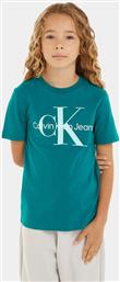 T-SHIRT MONOGRAM IU0IU00460 ΠΡΑΣΙΝΟ REGULAR FIT CALVIN KLEIN JEANS