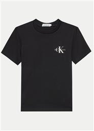 T-SHIRT MONOGRAM IU0IU00624 D ΜΑΥΡΟ REGULAR FIT CALVIN KLEIN JEANS