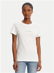 T-SHIRT MONOLOGO J20J223563 ΛΕΥΚΟ SLIM FIT CALVIN KLEIN JEANS