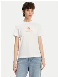 T-SHIRT SHADOW GRAPHIC J20J225545 ΛΕΥΚΟ REGULAR FIT CALVIN KLEIN JEANS