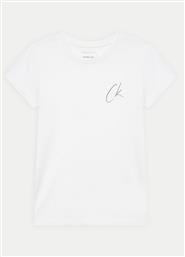 T-SHIRT SIGNAGE IG0IG02624 ΛΕΥΚΟ SLIM FIT CALVIN KLEIN JEANS