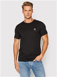 T-SHIRT TEE SHIRT ESSENTIAL J30J314544 ΜΑΥΡΟ SLIM FIT CALVIN KLEIN JEANS