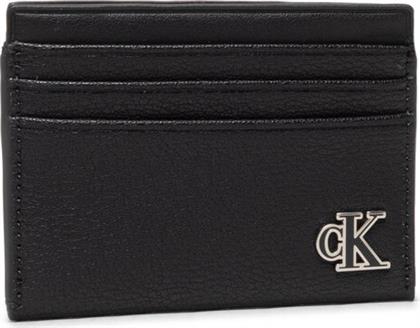 ΘΗΚΗ ΠΙΣΤΩΤΙΚΩΝ ΚΑΡΤΩΝ MINIMAL MONOGRAM +CC CARD CASE K60K609353 ΜΑΥΡΟ CALVIN KLEIN JEANS από το MODIVO