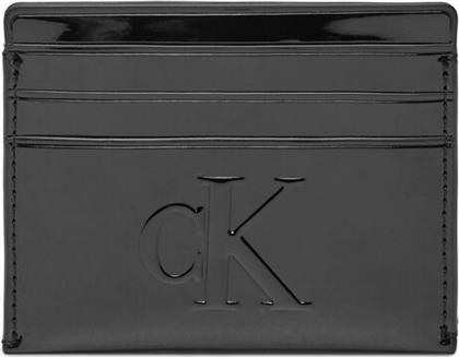 ΘΗΚΗ ΠΙΣΤΩΤΙΚΩΝ ΚΑΡΤΩΝ SCULPTED CARDCASE6CC IM K60K613126 ΜΑΥΡΟ CALVIN KLEIN JEANS