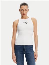ΤΟΠ MONOLOGO J20J225301 ΛΕΥΚΟ SLIM FIT CALVIN KLEIN JEANS