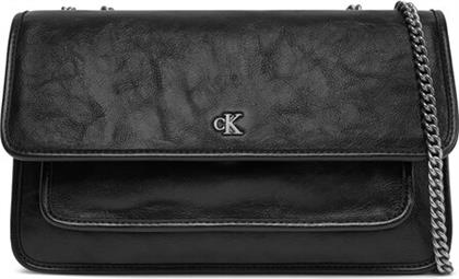 ΤΣΑΝΤΑ CHAIN EW FLAP CONV CHAIN BAG LV04K3084G ΜΑΥΡΟ CALVIN KLEIN JEANS