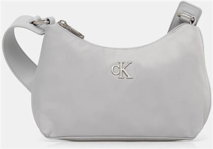 ΤΣΑΝΤΑ ΧΡΩΜΑ: ΓΚΡΙ, K60K613124 CALVIN KLEIN JEANS