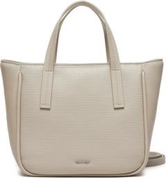 ΤΣΑΝΤΑ CK REFINE SMALL TOTE BRAID K60K612337 ΓΚΡΙ CALVIN KLEIN JEANS