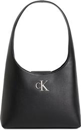 ΤΣΑΝΤΑ MINIMAL MONOGRAM SHOULDER BAG T K60K611212 ΜΑΥΡΟ CALVIN KLEIN JEANS από το MODIVO