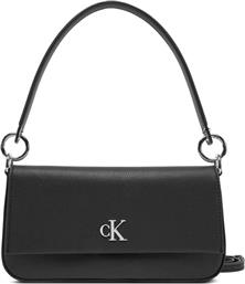 ΤΣΑΝΤΑ MINIMAL MONOGRAM SHOULDER POUCH LV04K3161G ΜΑΥΡΟ CALVIN KLEIN JEANS