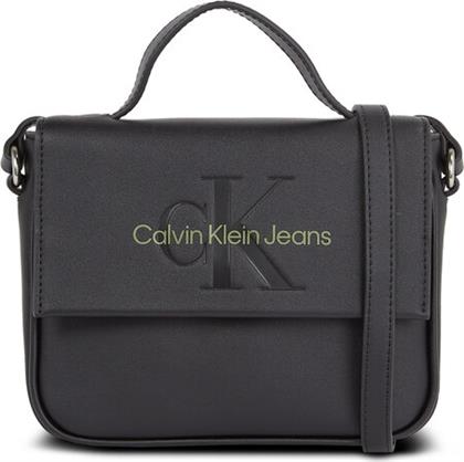 ΤΣΑΝΤΑ SCULPTED BOXY FLAP CB20 MONO K60K610829 ΜΑΥΡΟ CALVIN KLEIN JEANS