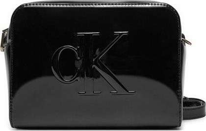 ΤΣΑΝΤΑ SCULPTED CAMERA BAG IM K60K613054 ΜΑΥΡΟ CALVIN KLEIN JEANS