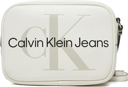 ΤΣΑΝΤΑ SCULPTED CAMERA BAG18 MONO K60K610275 ΛΕΥΚΟ CALVIN KLEIN JEANS