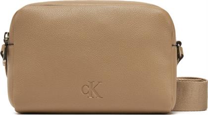 ΤΣΑΝΤΑ ULTRALIGHT CAMERA BAG21 PU LV04K3124G ΓΚΡΙ CALVIN KLEIN JEANS