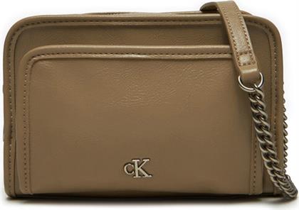 ΤΣΑΝΤΑ UTILITY CAMERA BAG16 K60K613047 ΚΑΦΕ CALVIN KLEIN JEANS