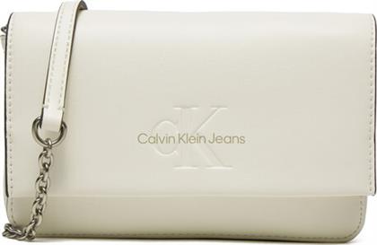 ΤΣΑΝΤΑΚΙ ΚΙΝΗΤΟΥ K60K612375 ΕΚΡΟΥ CALVIN KLEIN JEANS