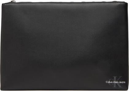 ΤΣΑΝΤΑΚΙ MONO LOGO ZIP POUCH PU LV04G1049G ΜΑΥΡΟ CALVIN KLEIN JEANS