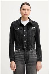 ΤΖΙΝ ΜΠΟΥΦΑΝ ΧΡΩΜΑ: ΜΑΥΡΟ, LV047C658G CALVIN KLEIN JEANS