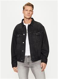 ΤΖΙΝ ΜΠΟΥΦΑΝ RELAXED DENIM JACKET J30J327024 ΜΑΥΡΟ REGULAR FIT CALVIN KLEIN JEANS