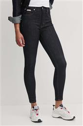 ΤΖΙΝ ΠΑΝΤΕΛΟΝΙ ΧΡΩΜΑ: ΝΑΥΤΙΚΟ ΜΠΛΕ, J20J224025 CALVIN KLEIN JEANS από το ANSWEAR