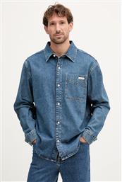 ΤΖΙΝ ΠΟΥΚΑΜΙΣΟ ΑΝΔΡΙΚΑ, ΧΡΩΜΑ: ΜΠΛΕ, LV04RD764G CALVIN KLEIN JEANS