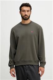ΒΑΜΒΑΚΕΡΗ ΜΠΛΟΥΖΑ ΧΡΩΜΑ: ΠΡΑΣΙΝΟ, LV04RC296G CALVIN KLEIN JEANS