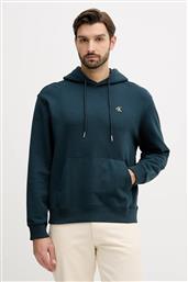 ΒΑΜΒΑΚΕΡΗ ΜΠΛΟΥΖΑ ΧΡΩΜΑ: ΠΡΑΣΙΝΟ, ΜΕ ΚΟΥΚΟΥΛΑ, LV04RC297G CALVIN KLEIN JEANS