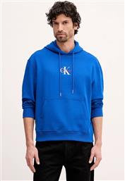 ΒΑΜΒΑΚΕΡΗ ΜΠΛΟΥΖΑ ΧΡΩΜΑ: ΠΡΑΣΙΝΟ, ΜΕ ΚΟΥΚΟΥΛΑ, LV04RD243G CALVIN KLEIN JEANS