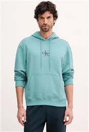 ΒΑΜΒΑΚΕΡΗ ΜΠΛΟΥΖΑ ΧΡΩΜΑ: ΠΡΑΣΙΝΟ, ΜΕ ΚΟΥΚΟΥΛΑ, LV04RD243G CALVIN KLEIN JEANS