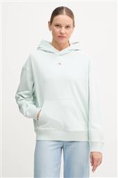 ΒΑΜΒΑΚΕΡΗ ΜΠΛΟΥΖΑ ΓΥΝΑΙΚΕΙΑ, ΜΕ ΚΟΥΚΟΥΛΑ, LV047D232G CALVIN KLEIN JEANS