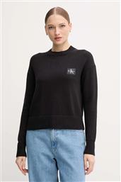 ΒΑΜΒΑΚΕΡΟ ΠΟΥΛΟΒΕΡ ΧΡΩΜΑ: ΜΑΥΡΟ, LV047D351G CALVIN KLEIN JEANS