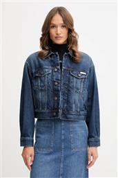 ΒΑΜΒΑΚΕΡΟ ΤΖΙΝ ΜΠΟΥΦΑΝ ΧΡΩΜΑ: ΜΠΛΕ, LV047D838G CALVIN KLEIN JEANS