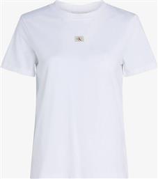 JEANS WOVEN LABEL REGULAR JERSEY TEE CALVIN KLEIN