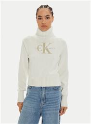 ΖΙΒΑΓΚΟ CHENILLE J20J224229 ΛΕΥΚΟ REGULAR FIT CALVIN KLEIN JEANS