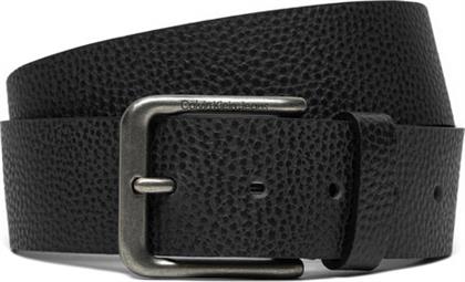 ΖΩΝΗ ΑΝΔΡΙΚΗ CLASSIC RO LTHR BELT 40MM K50K512071 ΜΑΥΡΟ CALVIN KLEIN JEANS