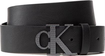 ΖΩΝΗ ΑΝΔΡΙΚΗ MONO HARDWARE TEXTURE BELT 40MM K50K509882 ΜΑΥΡΟ CALVIN KLEIN JEANS από το MODIVO