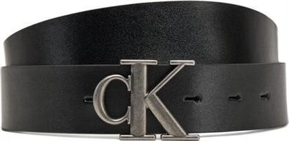 ΖΩΝΗ ΑΝΔΡΙΚΗ MONOGRAM PLAQUE 35MM REV/ADJ LV04G7002G ΜΑΥΡΟ CALVIN KLEIN JEANS