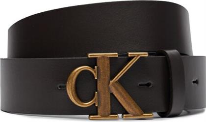 ΖΩΝΗ ΑΝΔΡΙΚΗ RO MONO PLAQUE LTHR BELT 35MM K50K511831 ΚΑΦΕ CALVIN KLEIN JEANS