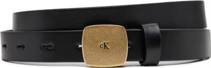 ΖΩΝΗ ΓΥΝΑΙΚΕΙΑ CASUAL PLAQUE BUCKLE 20MM LV04K7007G ΜΑΥΡΟ CALVIN KLEIN JEANS