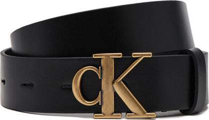 ΖΩΝΗ ΓΥΝΑΙΚΕΙΑ MONOGRAM PLACQUE BUCKLE 30MM LV04K7002G ΜΑΥΡΟ CALVIN KLEIN JEANS