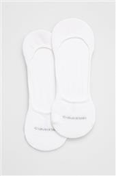 ΚΑΛΤΣΕΣ (2-PACK) ΑΝΔΡΙΚΕΣ, ΧΡΩΜΑ: ΑΣΠΡΟ 701218708 CALVIN KLEIN από το ANSWEAR