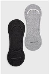 ΚΑΛΤΣΕΣ (2-PACK) ΑΝΔΡΙΚΟΣ, ΧΡΩΜΑ: ΓΚΡΙ 701218708 CALVIN KLEIN από το ANSWEAR